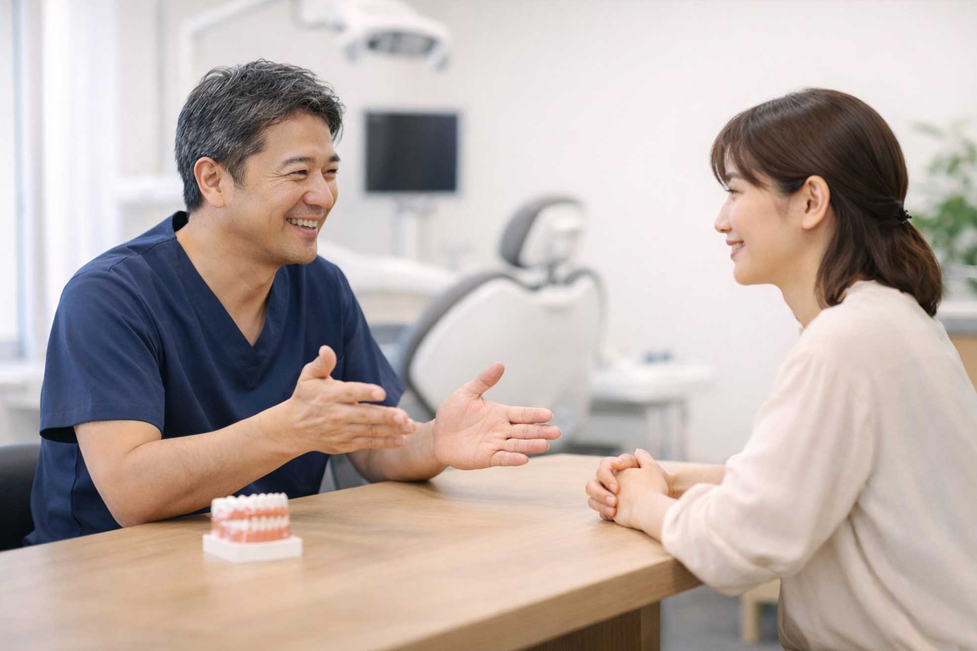 歯科医院向けWebサイト設計のイメージ